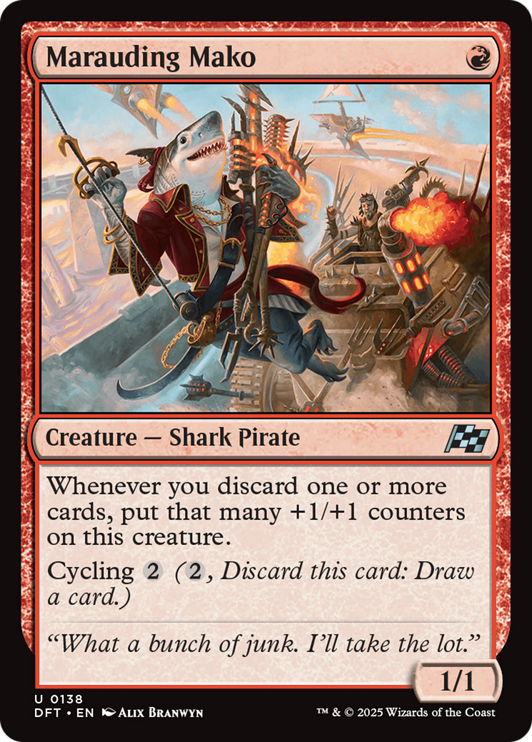 Marauding Mako (DFT-138) - Aetherdrift Foil