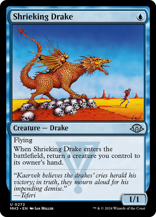 Shrieking Drake (MH3-272) - Modern Horizons 3 Foil