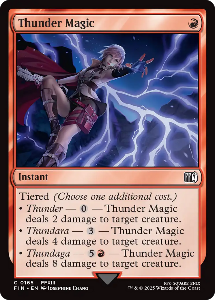 Thunder Magic (FIN-165) - FINAL FANTASY Foil