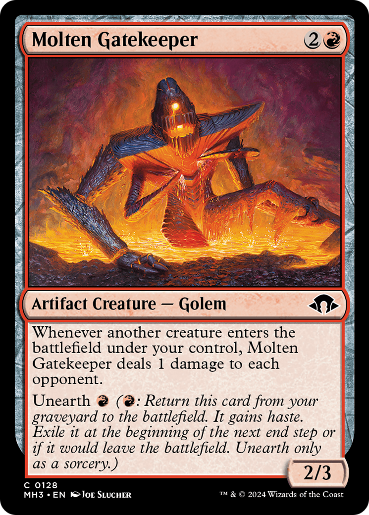 Molten Gatekeeper (MH3-128) - Modern Horizons 3