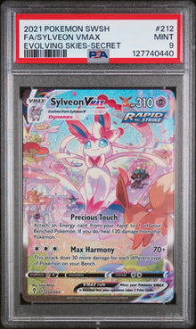 Sylveon Vmax Alt Art #212 PSA 9