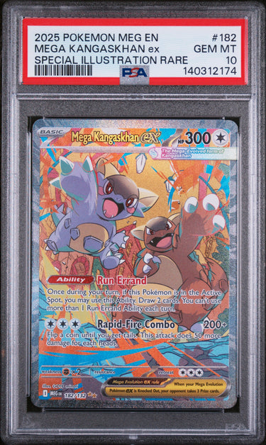 Mega Kangaskhan ex Special Illustration Rare #182 PSA 10