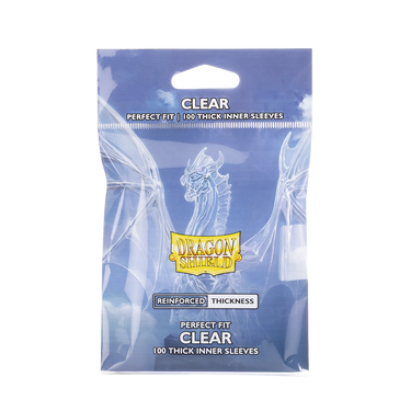 Dragon Shield - 100ct Standard Size - Perfect Fit Thick Inner - Clear