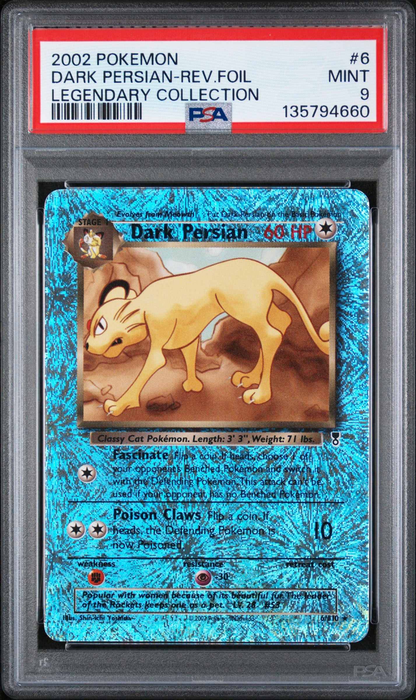 [Consignment] Dark Persian Reverse Foil #6 PSA 9