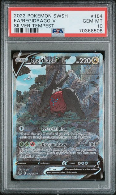Regidrago V Alt Art #184 PSA 10