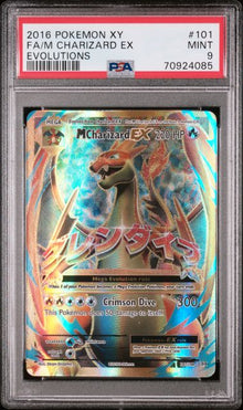 M Charizard Ex 101/108 PSA 9