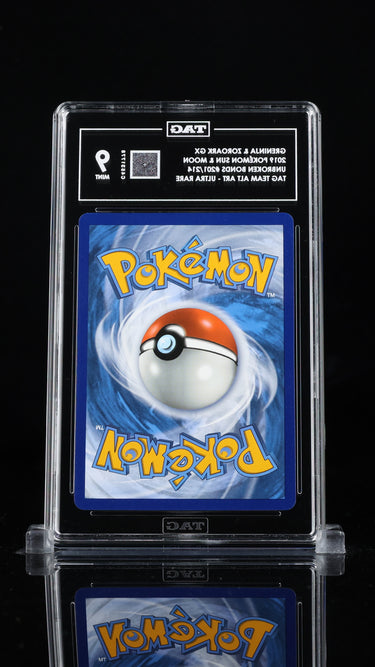 GRENINJA & ZOROARK GX 2019 POKÉMON SUN & MOON #201/214 TAG 9