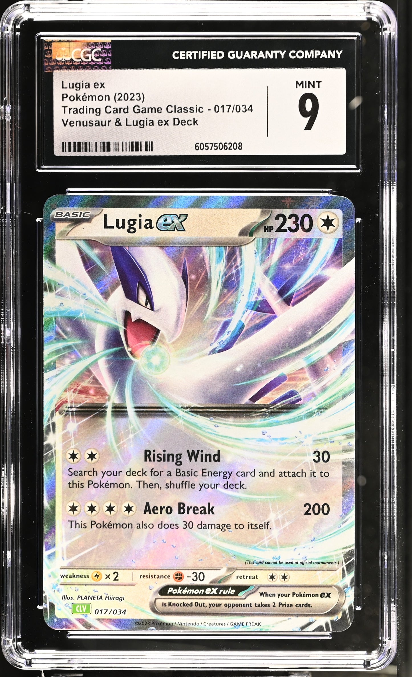 Lugia EX Trading Card Game Classic #17 CGC 9