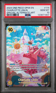 Charlotte Linlin Wings of the Captain Special Alt Art OP06-114 PSA 10