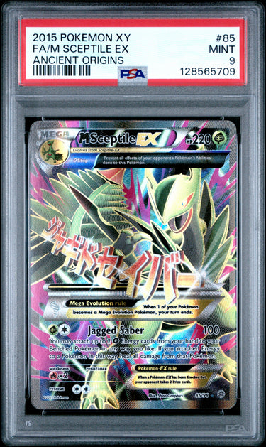 M Sceptile EX Full Art #85 PSA 9