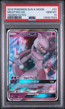 MEWTWO GX #31 PSA 10