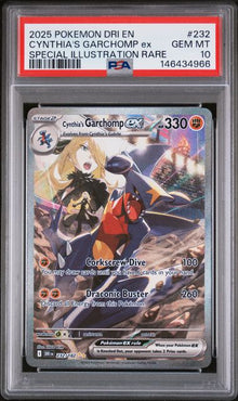 Cynthia's Garchomp ex SIR #232 PSA 10