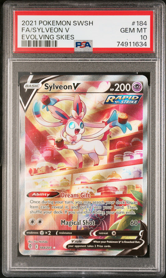 Sylveon V Alternate Art PSA 10