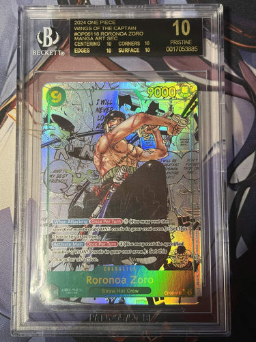 [CONSIGNMENT] Roronoa Zoro Manga Art SEC BGS 10 Black Label – Wings of the Captain (2024)