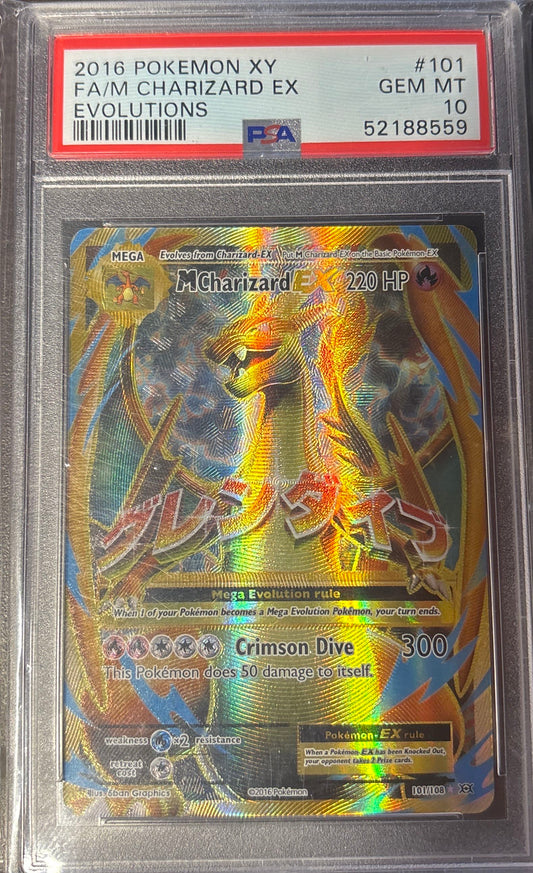 M Charizard Ex PSA 10 Evolutions