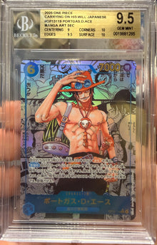 Portgas.D.Ace MANGA JPN #119 BGS 9.5