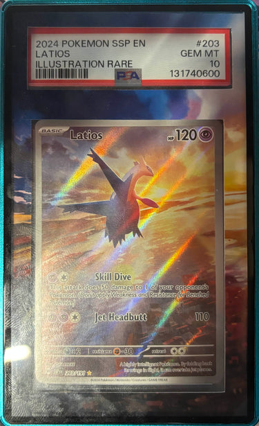 LATIOS 203/191 PSA 10 EXTENDED ART GUARD
