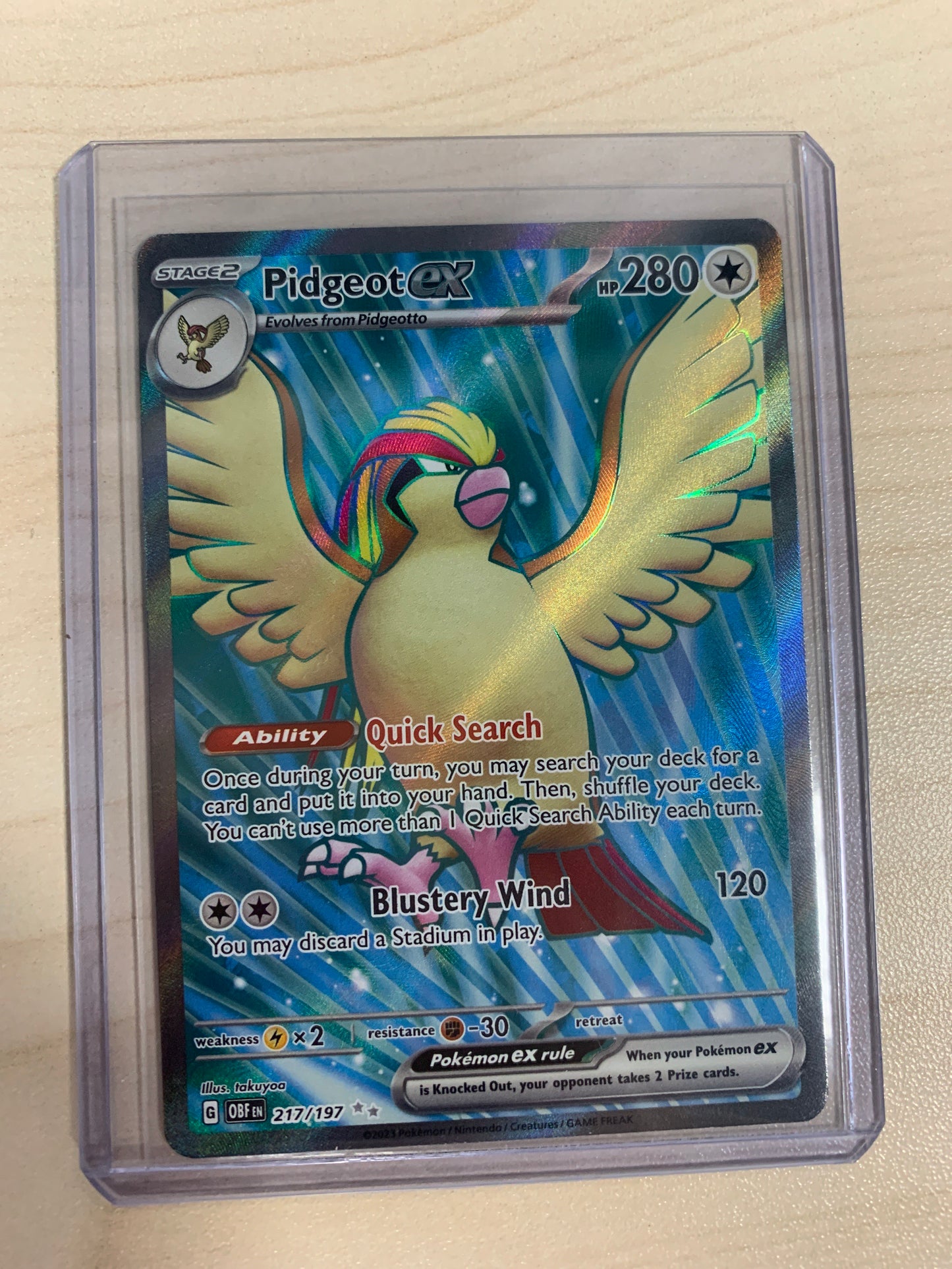 Pidgeot ex FA