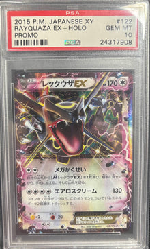 Rayquaza Ex 122/XY-P PSA 10 JPN
