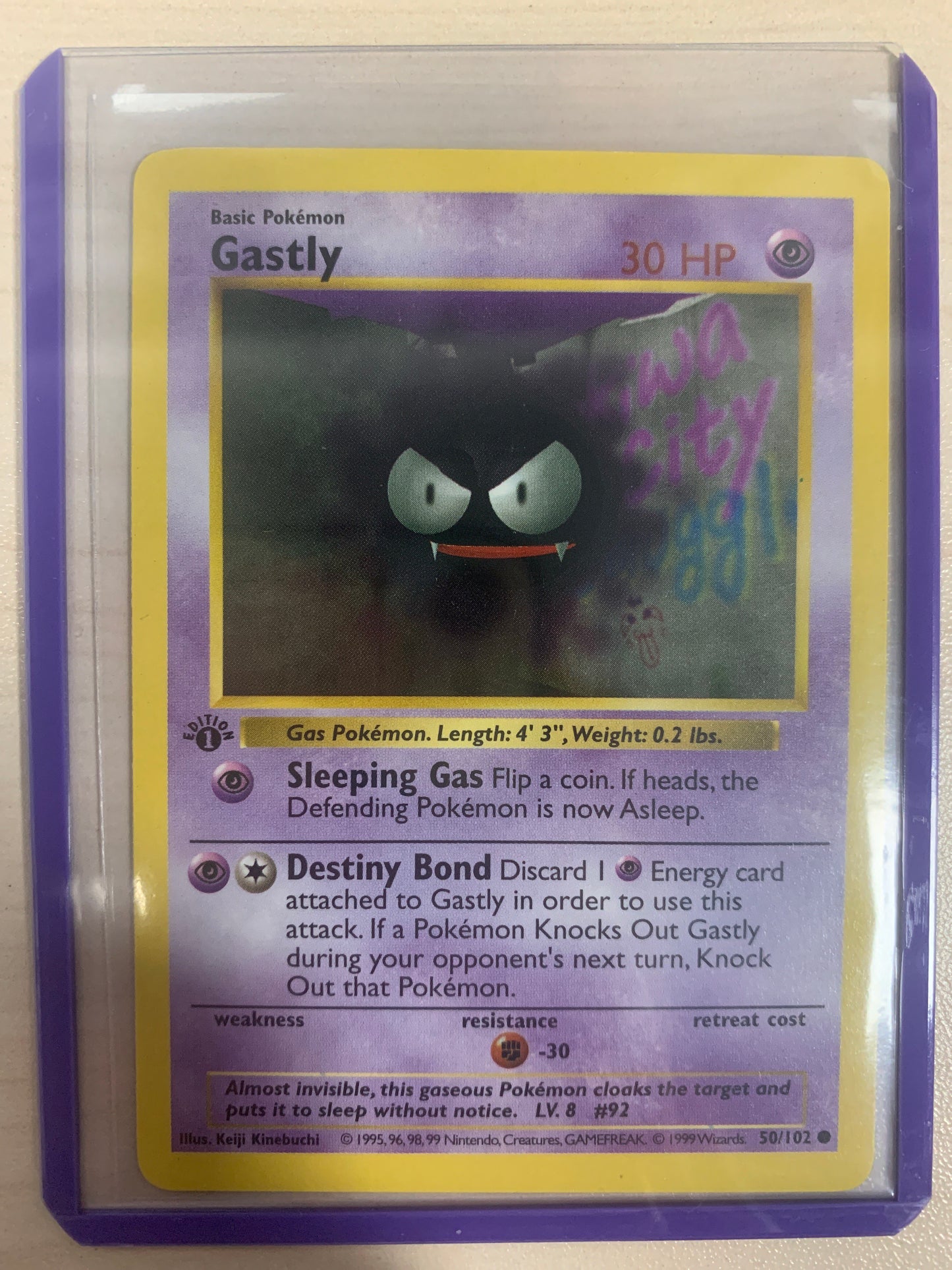 Gastly (Shadowless) 1st Edition