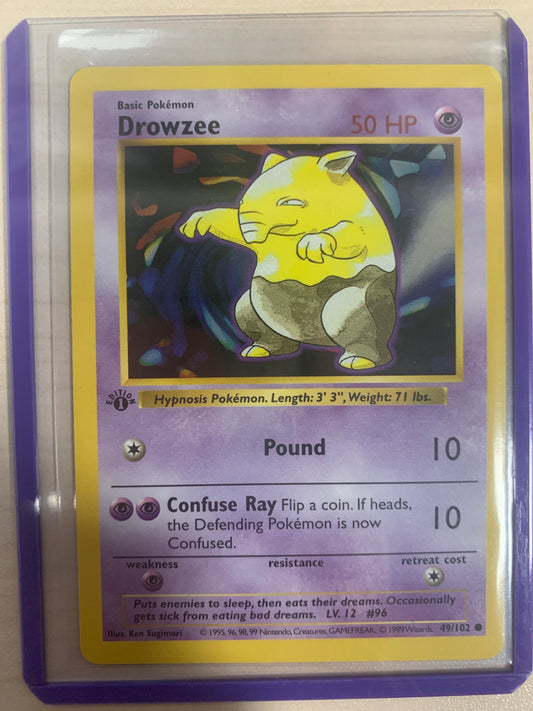 Drowzee (Shadowless) 1st Edition