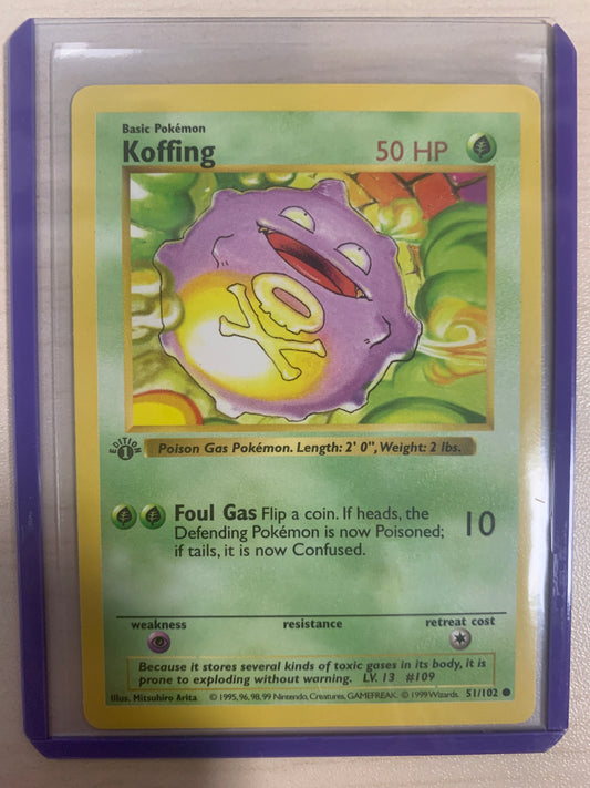 Koffing (Shadowless) 1st Edition