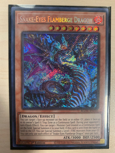 Snake-Eyes Flamberge Dragon