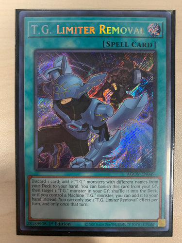 T.G. Limiter Removal