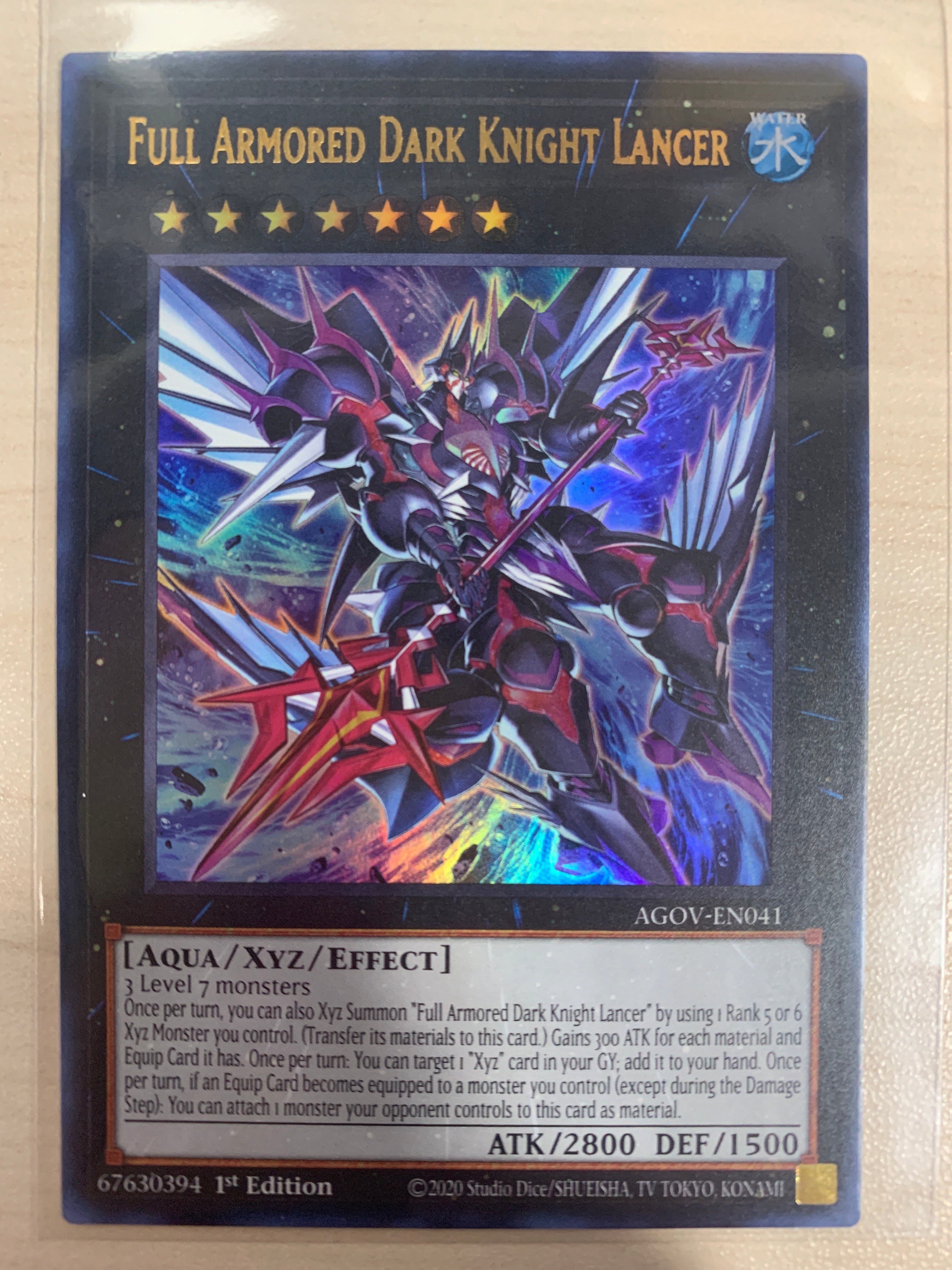 Full Armored Dark Knight Lancer – Derpy Cards