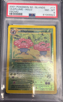 Vileplume 17/18 Promo PSA 8