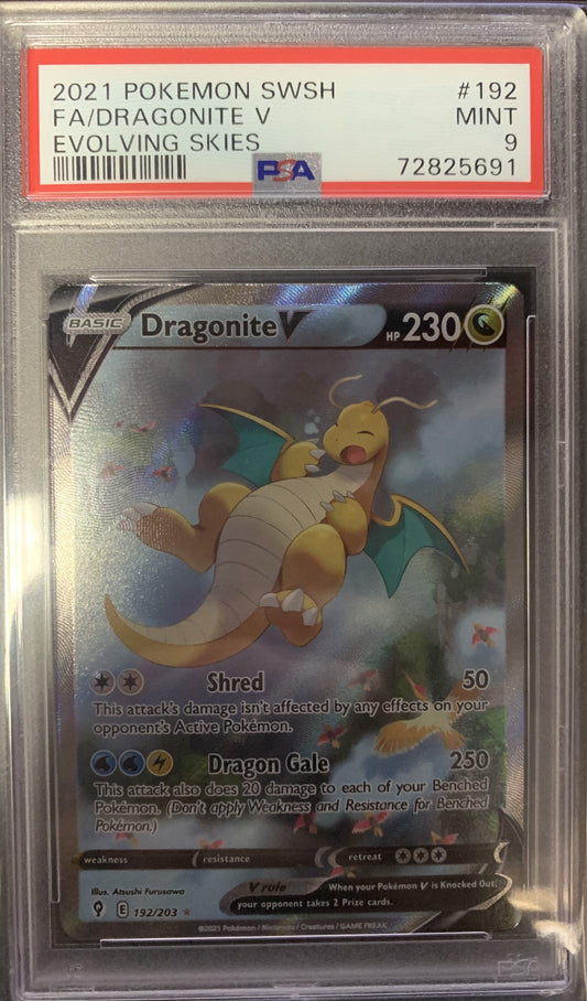 Dragonite V Alt Art PSA 9