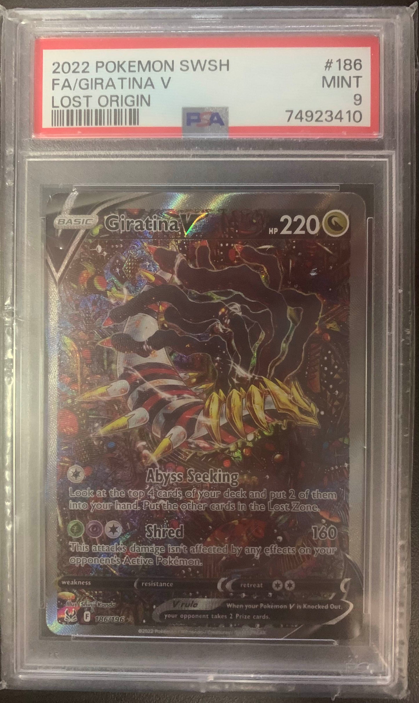 Giratina V Alt Art PSA 9