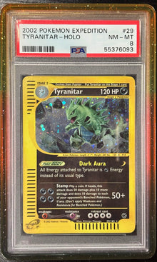 2002 Tyranitar Pokemon Expidition #29 PSA 8