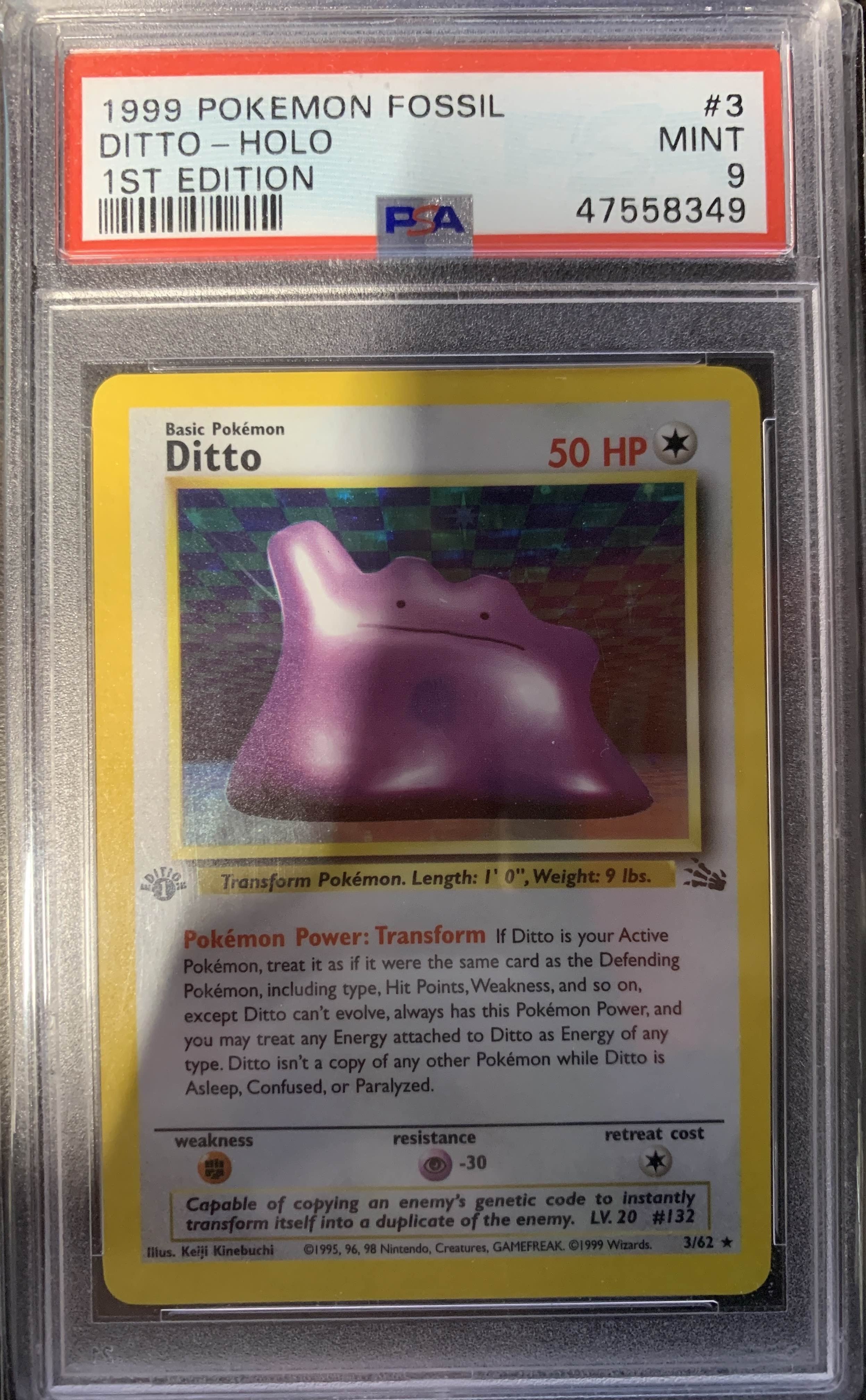 Pokémon: shops 1st Edition Holo Ditto PSA 9