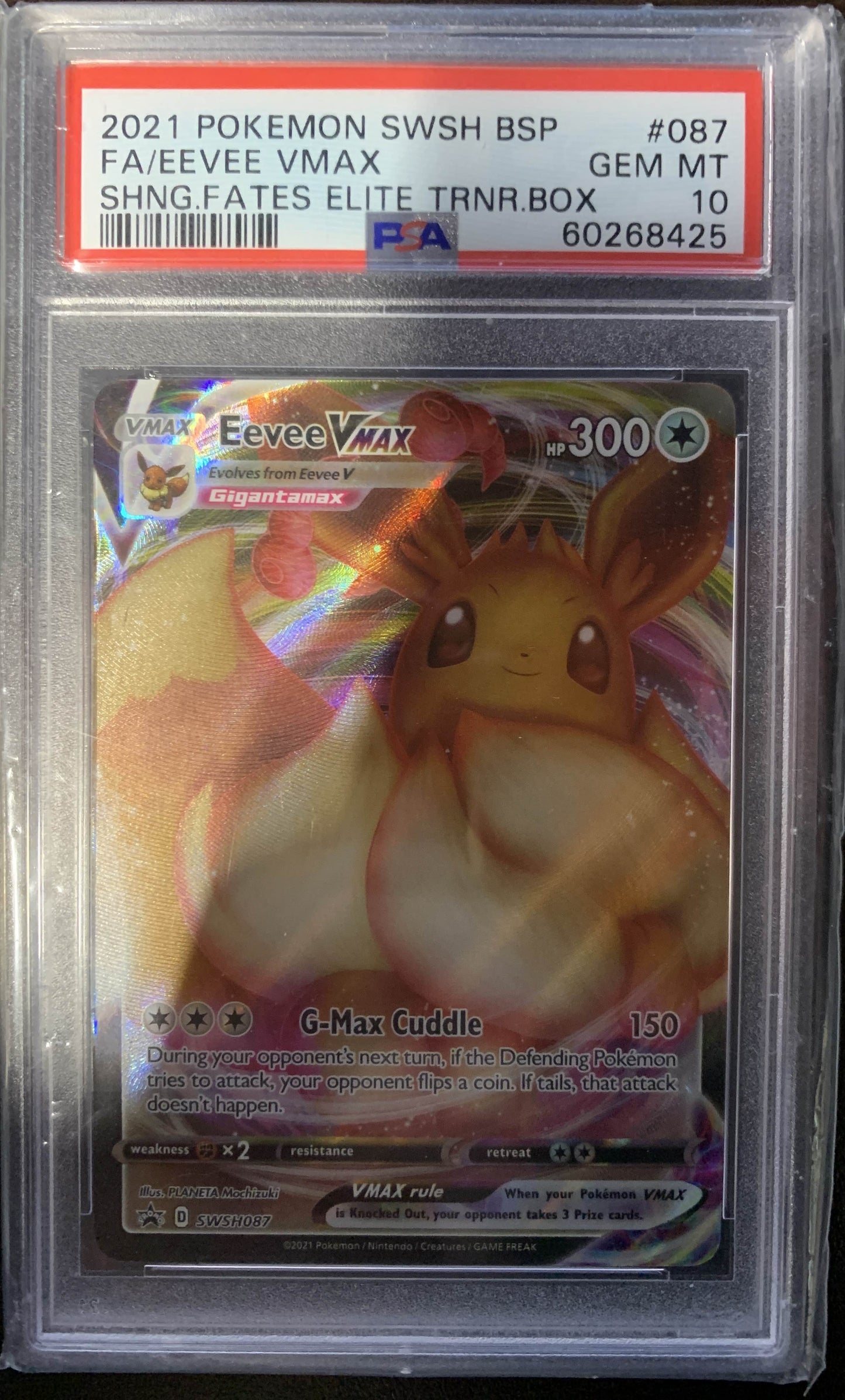 Eevee Vmax Promo PSA 10