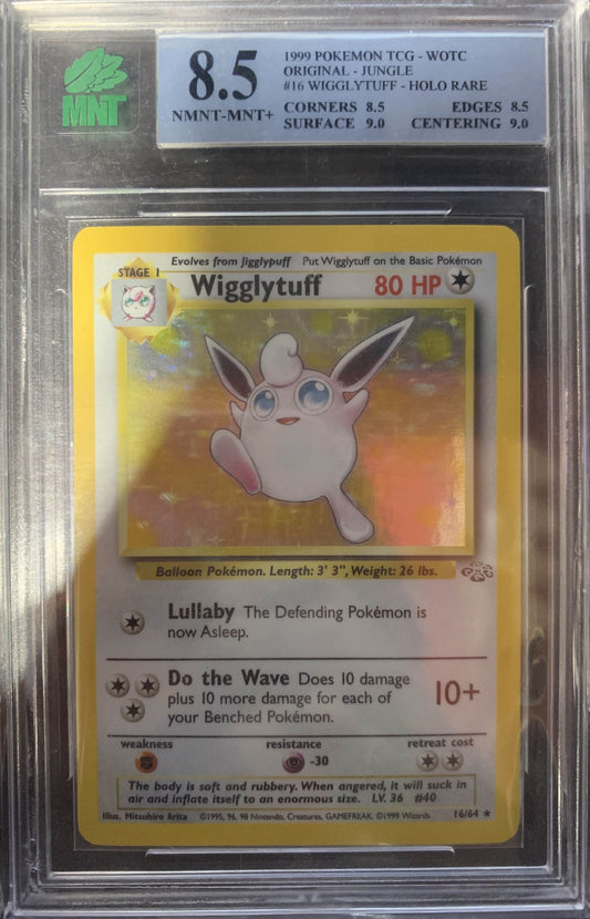 Wigglytuff Jungle Holo Unlimited MNT 8.5