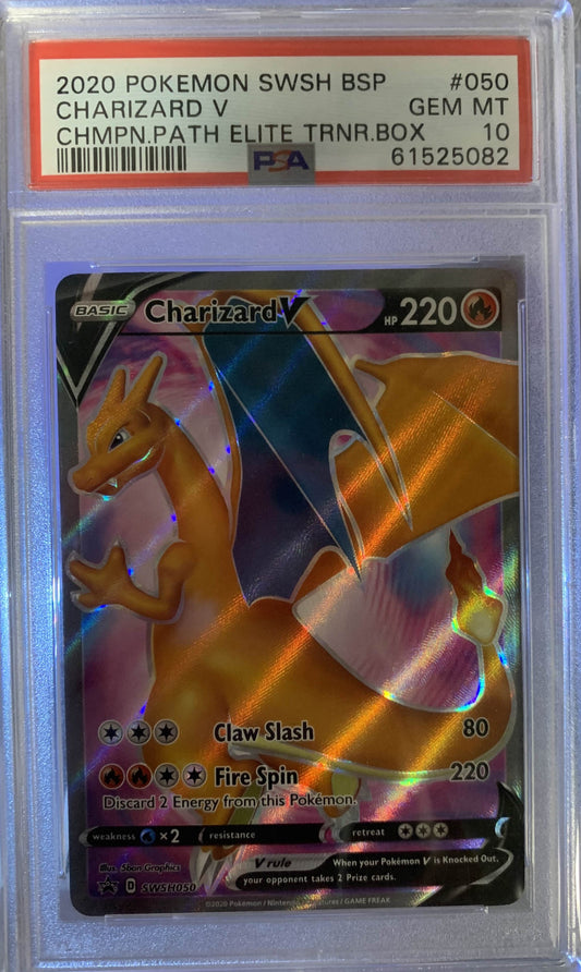 Charizard V Full Art Promo PSA 10