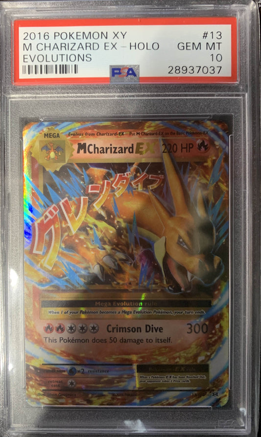 M Charizard EX #13 PSA 10