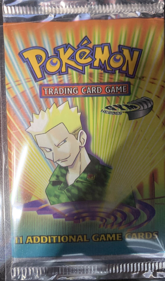 Pokemon - Gym Heroes Unlimited Booster Pack (Loose)