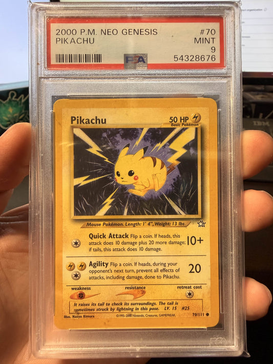 Pikachu #70 PSA 9