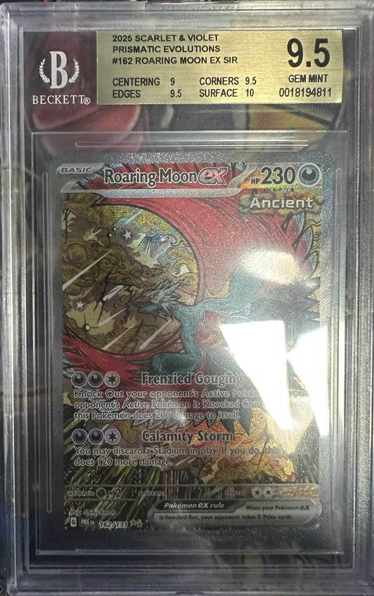 Roaring Moon ex Special Illustration Rare Prismatic Evolutions #162 BGS 9.5