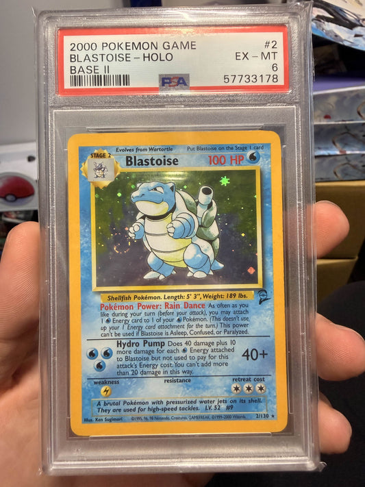 Blastoise Holo #2 PSA 6