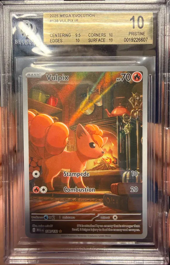 Vulpix Illustration Rare #109 BGS 10