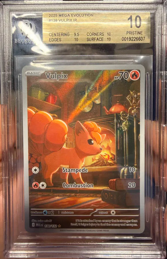 Vulpix Illustration Rare #109 BGS 10
