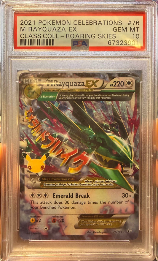 M Rayquaza EX #76 PSA 10