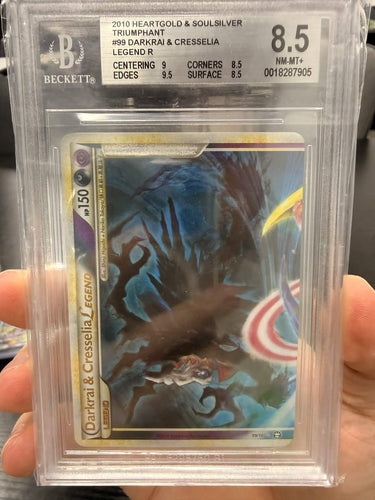 Darkrai & Cresselia Legend (Top) 99/102 BGS 8.5