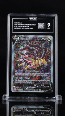 GIRATINA V ALT ART #186/196 TAG 9