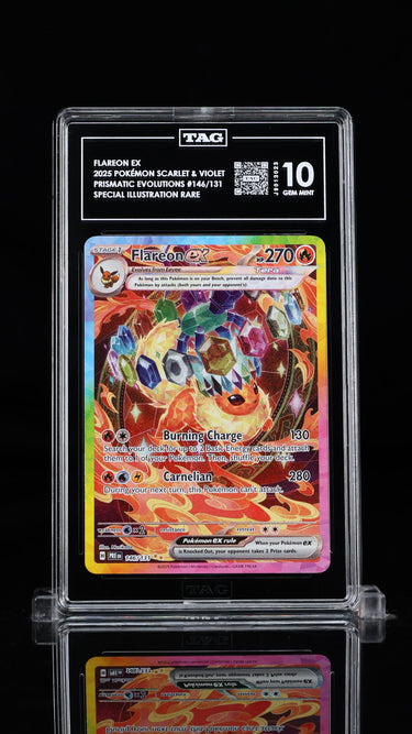 Flareon ex Prismatic Evolutions SIR 146 TAG 10