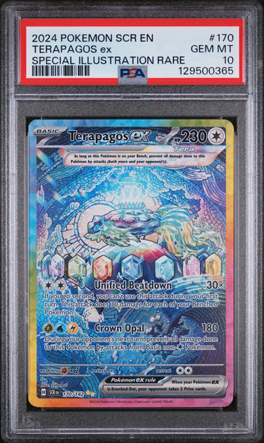 Terapagos ex - 170/142 - SV07: Stellar Crown PSA 10