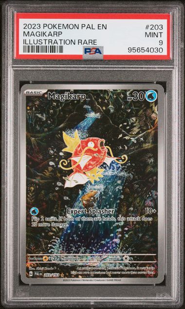 Magikarp Illustration Rare Paldea Evolved PSA 9